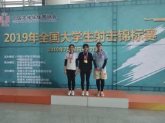 我校代表队在2019年全国大学生射击锦标赛中荣获佳绩