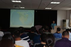 江汉大学外国语学院鲍明捷教授赴美国Stockton大学